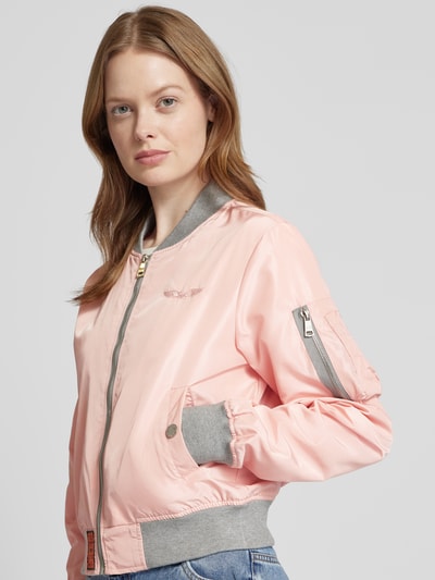 Original Bombers Bomberjacke mit Logo-Stitching Rose 3