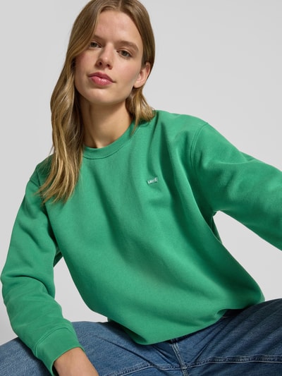 Levi's® Bluza z wyhaftowanym logo Ciemnozielony 3