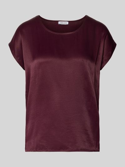 More & More T-shirt met ronde hals Bordeaux - 2