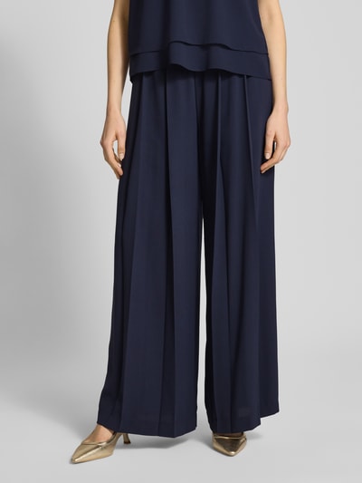 s.Oliver BLACK LABEL Weite Hose mit Bundfalten Marine 4