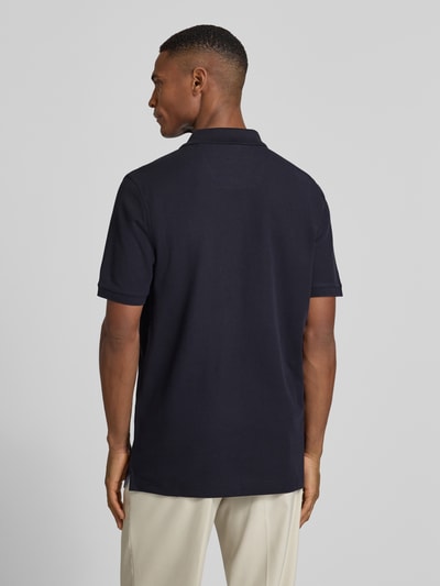 Fynch-Hatton Regular Fit Poloshirt mit Label-Stitching Marine 5