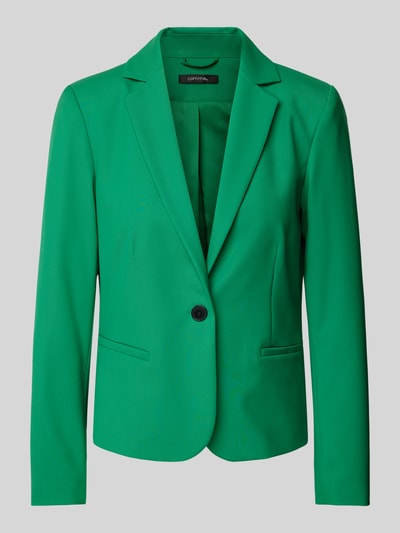 comma Blazer mit Leistentaschen Gruen 1