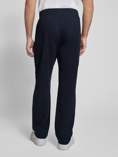 Joy Regular fit sweatpants met tunnelkoord, model 'FREDERICO' Donkerblauw - 5