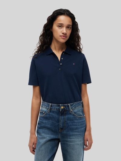 Tommy Hilfiger Regular Fit Poloshirts aus Baumwoll-Mix Marine 4