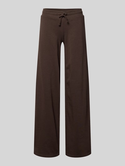 Produktfoto, Straight Fit Sweatpants mit Tunnelzug von REVIEW, brązowe spodnie dresowe z mieszanki bawełny, długi tunel, długość wewnętrzna nogawki 85 cm w rozmiarze S