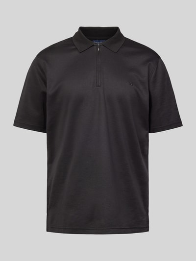 Christian Berg Men Regular Fit Poloshirt mit Logo-Stitching Black 2