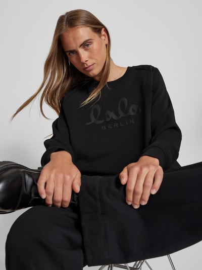 Lala Berlin Oversized Sweatshirt aus Baumwolle Black 3