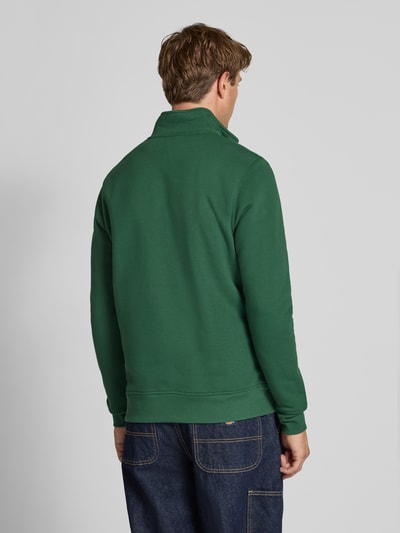 Dickies Sweatshirt met schipperskraag, model 'OAKPORT' Donkergroen - 5