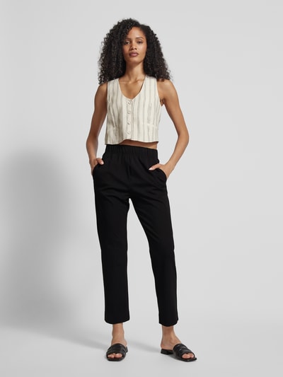 Weekend Max Mara Regular fit stoffen broek met elastische band, model 'ELFO'  - 1