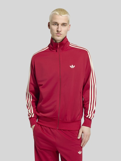adidas Originals Regular Fit Sweatjacke mit Logo-Stitching Modell 'FIREBIRD TT' Bordeaux 4