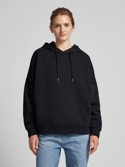 Noisy May Hoodie mit gerippten Abschlüssen Modell 'ALDEN' BLACK 4