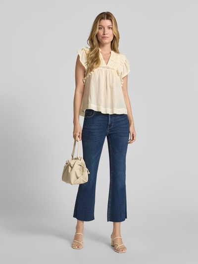Mango Flared Jeans mit 5-Pocket-Design Modell 'SIENNA' Jeansblau 1