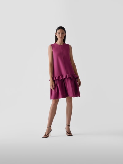 Victoria Victoria Beckham Minikleid mit Volants Violett 1