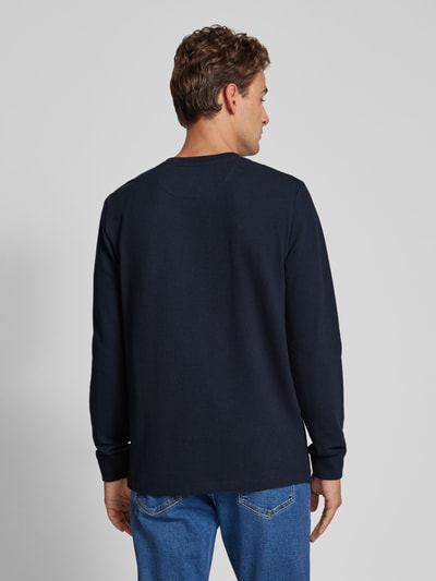 Christian Berg Men Longsleeve mit Logo-Stitching Marine 5