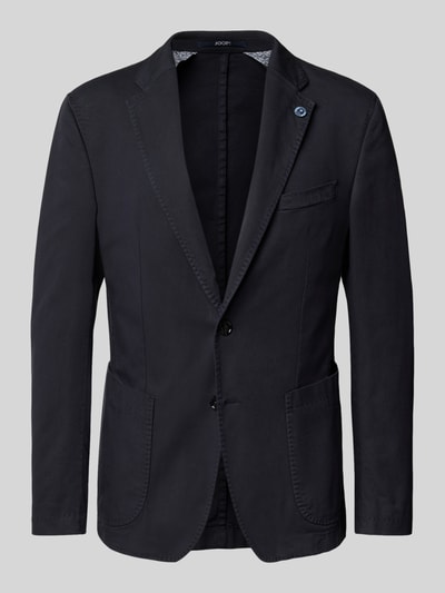 JOOP! Collection Slim Fit 2-Knopf-Sakko mit Reverskragen Modell 'Hoverest' Marine 2