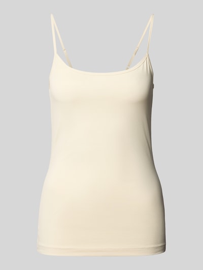 s.Oliver RED LABEL Slim Fit Top mit verstellbaren Spaghettiträgern Sand 2