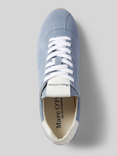 Marc O'Polo Low Top Sneaker aus Veloursleder Bleu 3