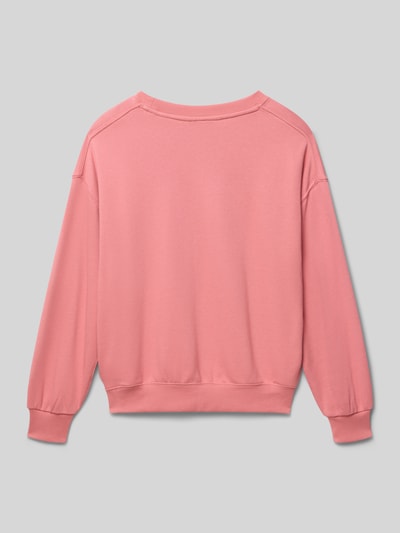 Produktfoto, Regular Fit Sweatshirt aus Baumwoll-Mix mit BEAR-Motiv von Polo Ralph Lauren Teens, różowy, gładki, krój regular fit, materiał sweat z bawełnianej mieszanki, długi rękaw, ściągacze