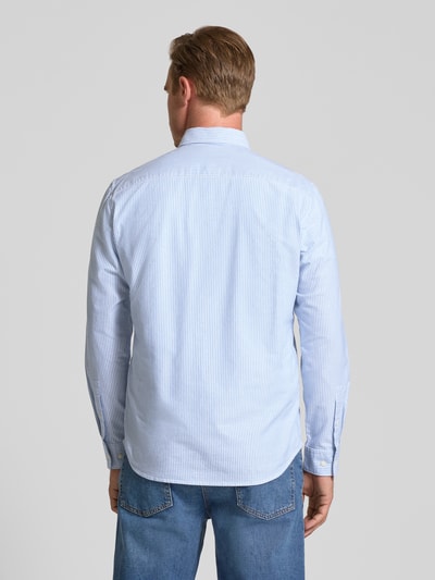 Marc O'Polo Regular Fit Freizeithemd aus reiner Baumwolle Bleu 5