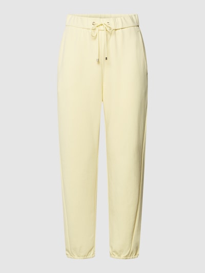 MaxMara Leisure Sweatpants mit Eingrifftaschen Modell 'NEOTTIA' Hellgelb 2