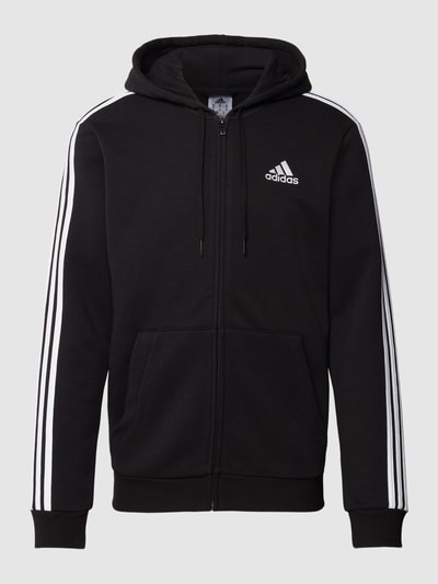 ADIDAS SPORTSWEAR Sweatjacke mit Galonstreifen Black 2