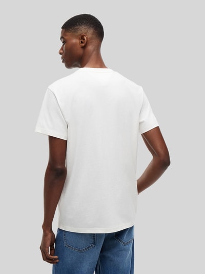 Tommy Jeans relaxed fit T-shirt van puur katoen met labelopschrift Wit - 5