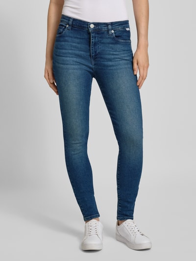 Armedangels Jeansy o kroju skinny fit z mieszanki bawełny model ‘TILLAA’ Jeansowy niebieski 4