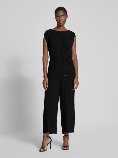 s.Oliver BLACK LABEL Regular Fit Jumpsuit mit Plissee Black 4