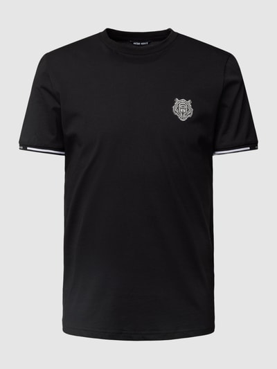 Antony Morato T-Shirt mit Motiv-Patch und Kontraststreifen Black 2