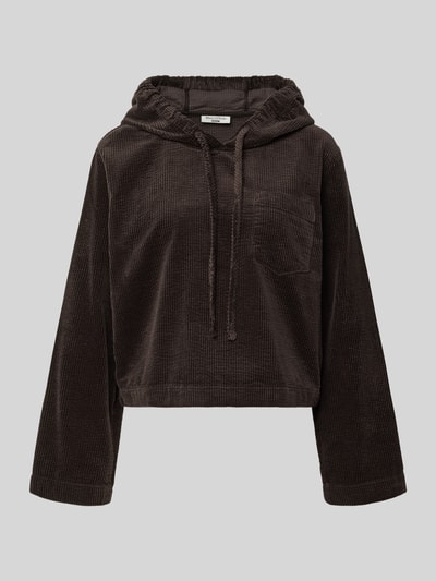 Marc O'Polo Denim Oversized hoodie van puur katoen Donkerbruin - 1