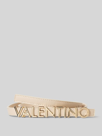 VALENTINO BAGS Riem met labelapplicatie, model 'BELTY LOGO' Beige - 1