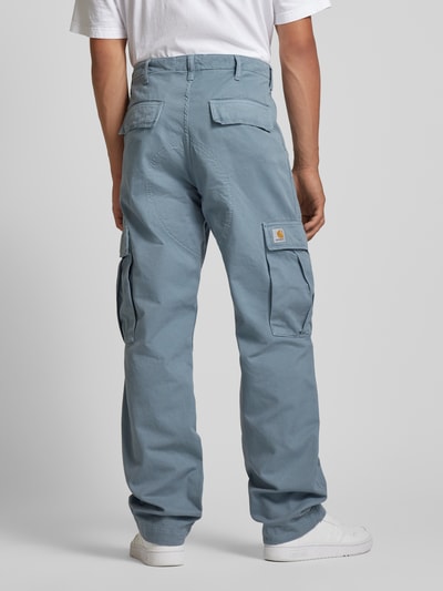 Carhartt Work In Progress Spodnie cargo o kroju regular fit z kieszeniami z tyłu Jasnoszary 5