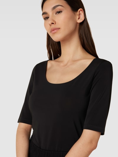 MaxMara Leisure T-shirt met ronde hals, model 'UBALDO' Zwart - 3