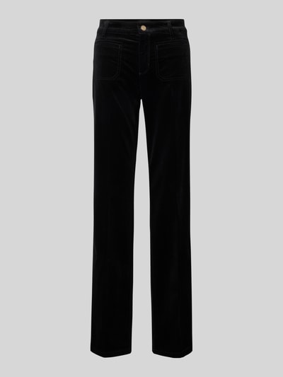 Cambio Straight Leg Jeans mit Label-Applikation Modell 'TESS' Black 2