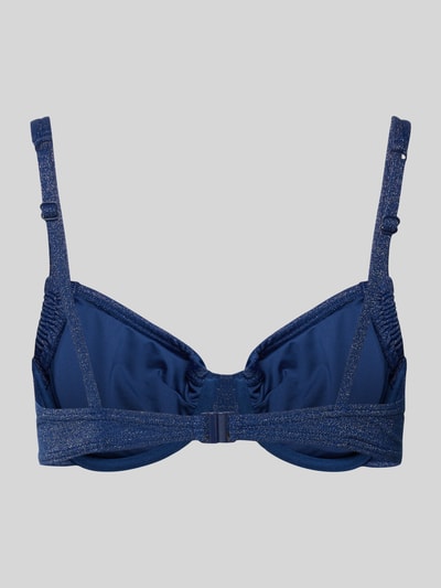 LASCANA Bikinitop met plooien Donkerblauw - 3
