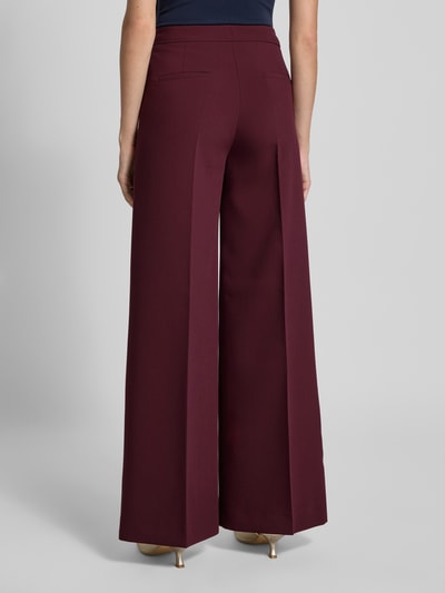 SEDUCTIVE Marlenehose mit Zierknöpfen Modell 'BRIDGET' Bordeaux 5