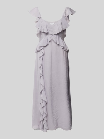 Jake*s Collection Maxikleid mit Volants Lavender 2