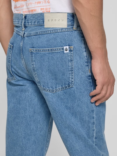 Edwin Straight Leg Jeans im 5-Pocket-Design Modell 'COSMOS' Jeansblau 3