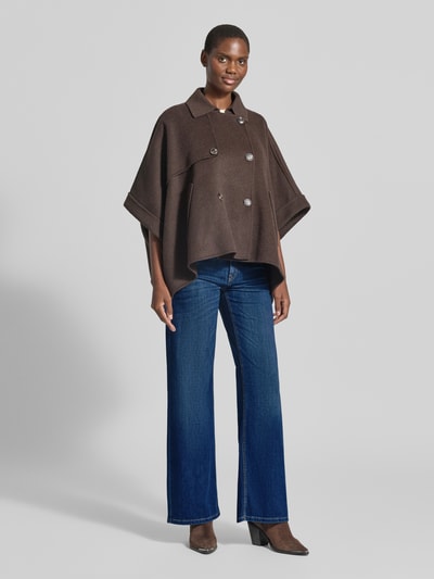 CAMBIO Wide Leg Jeans aus Baumwoll-Mix Modell 'AIMEE' Blau 1