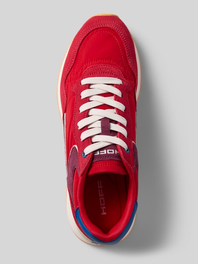 HOFF Sneaker aus Leder-Mix mit Logo-Detail Modell 'City' Rot 3