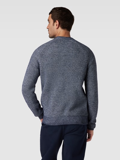 MCNEAL Gebreide pullover in gemêleerde look Donkerblauw - 5