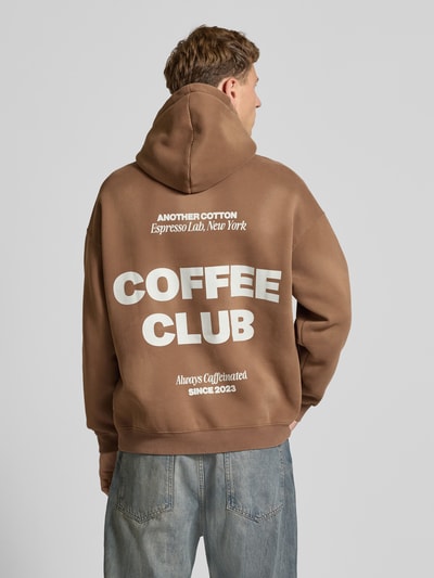 ANOTHER COTTON LAB Hoodie mit Kapuze Mittelbraun 5
