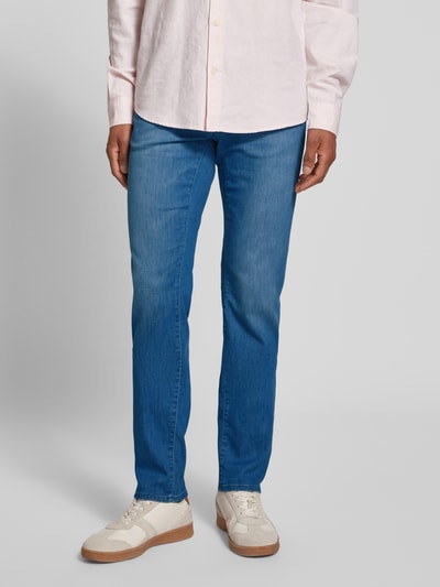 Brax Regular fit jeans in 5-pocketmodel, model 'Chuck' Jeansblauw - 4