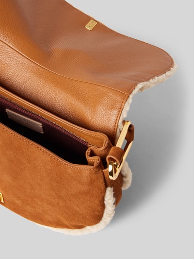 Coccinelle Handtasche mit Reißverschlussfach innen Modell 'MAGIE' Cognac 5