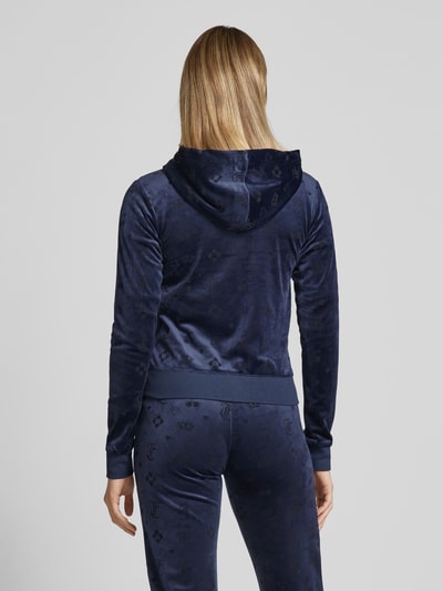 Juicy Couture Sweatjacke mit Kapuze Modell 'MADISON' Marine 5