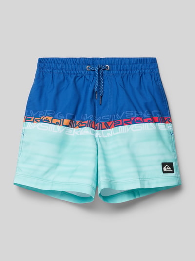 Quiksilver Badehose mit Label-Patch Modell 'EVERYDAY WORDBLOCK' Royal 1