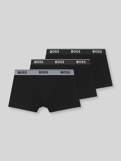 BOSS Trunks aus Baumwoll-Mix im 3er-Pack Modell 'Power' Mittelgrau 1