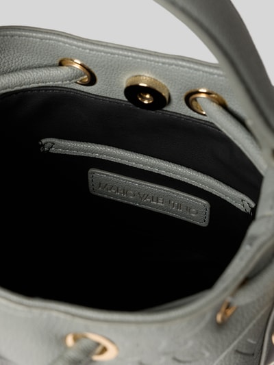 VALENTINO BAGS Handtasche mit Strukturmuster Modell 'SAMBA' Hellgrau 4