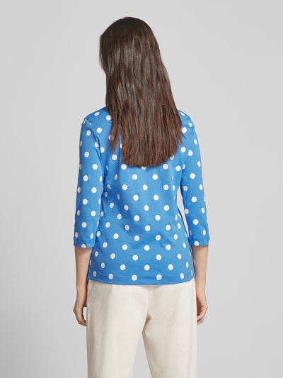 Christian Berg Woman Longsleeve mit Polka Dots Royal 5