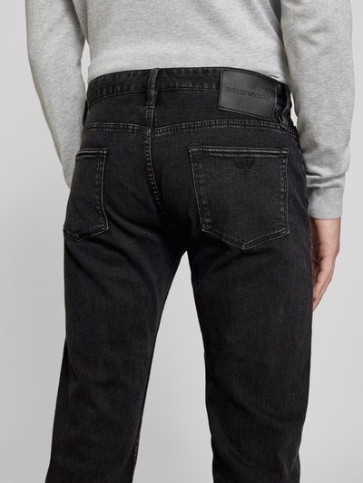 Emporio Armani Slim Fit Jeans im 5-Pocket-Design Anthrazit 3